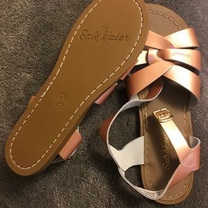 Rose Gold Saltwater Sandals